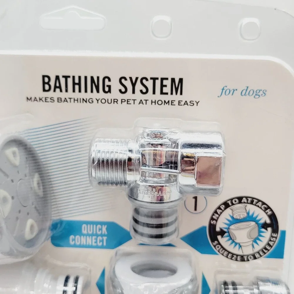 NEW Well & Good Bathing System for Dog Pets Hose System for Sink Bath Outdoor